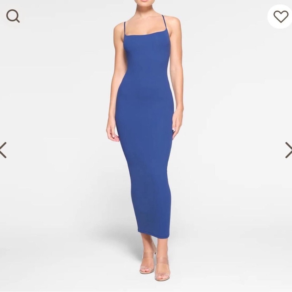 SKIMS Blue Maxi Dress